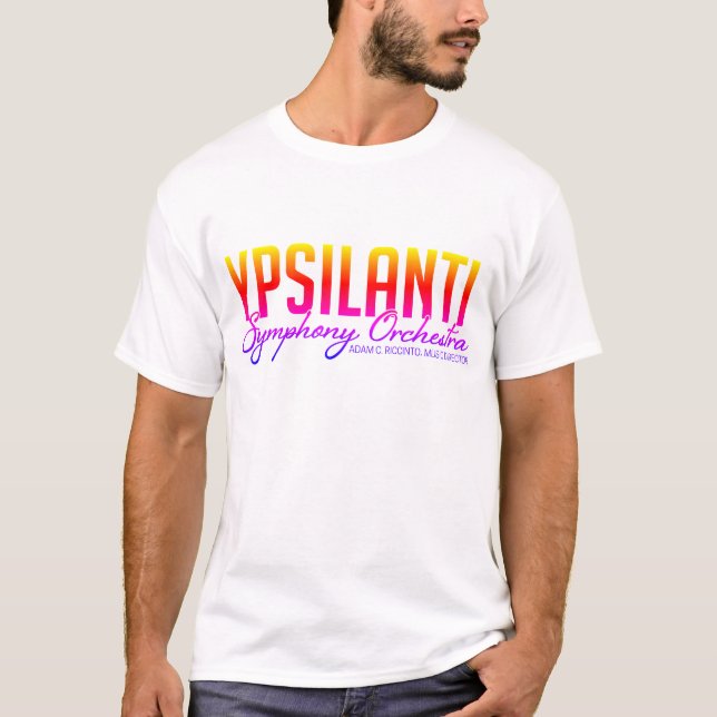 logo colorido da camisa yso em branco (Frente)
