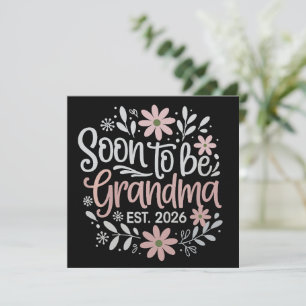 Logo Será Avó est 2026 Anúncio de Gravidez