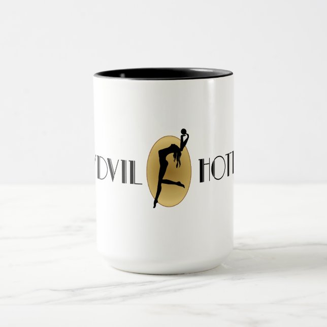 Logotipo #2 da caneca de café do hotel de Tydvil (Centro)