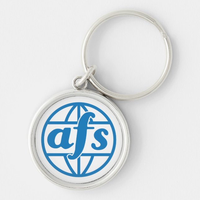 Logotipo AFS 1972 Chaveiro redondo, pequeno (1,44" (Frente)