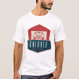 Logotipo Autos Não Adorados na camiseta frontal