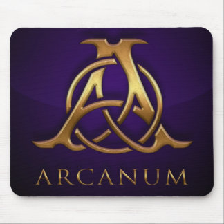 Logotipo/azul do Arcanum de Mousepad