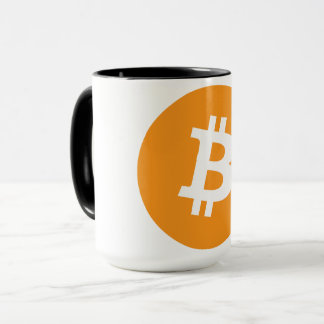 Logotipo Bitcoin BTC | Caneca