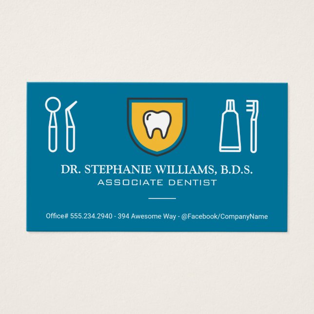 Logotipo Blindagem | Dental (Frente)