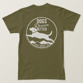 Logotipo branco verde do Exército da Camisa T