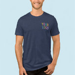 Logotipo comercial azul-T-shirt Marinho Premium ma<br><div class="desc">Personalize facilmente esta camiseta do pescoço da equipe de Bella Canvas, com o logotipo da sua própria empresa e texto personalizado na frente e atrás. O tecido premium tri-blend é macio e durável e permite uma impressão vívida (com base branca). Este é um estilo de adulto unissexo para homens e...</div>