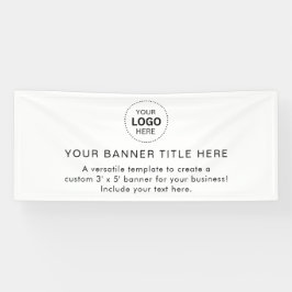 Logotipo comercial - Banner moderno Professional 6