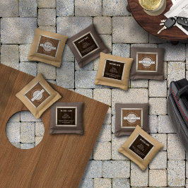 Logotipo comercial Clássico de Mão de Madeira Waln