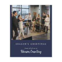 Logotipo comercial do orçamento Foto da equipe mod