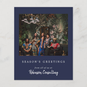 Logotipo comercial do orçamento Foto da equipe mod