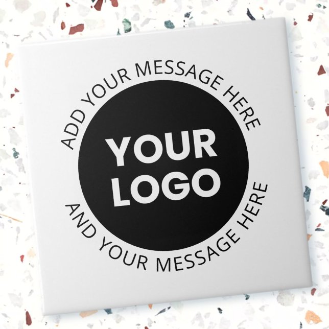 Logotipo comercial e texto editável Branco e Preto (Criador carregado)