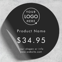 Logotipo comercial | Etiqueta de preço do produto 