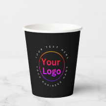 Logotipo comercial moderno preto