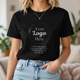 Logotipo comercial para camiseta T com marca de fu