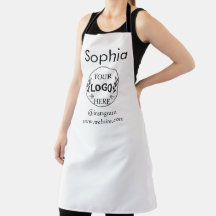 Logotipo comercial personalizado Apron | Compa Mín