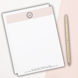 Logotipo comercial personalizado - Mínimo cor-de-r