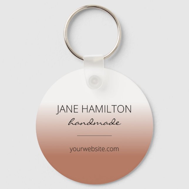 Logotipo comercial Terracotta Chaveiro simples (Frente)