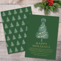 Logotipo Corporativo Feliz Natal Árvore de Natal D