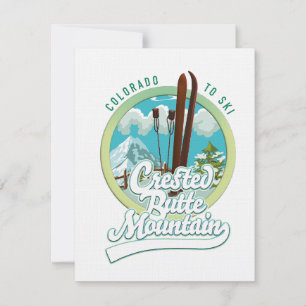 Logotipo Crested Butte Mountain Colorado