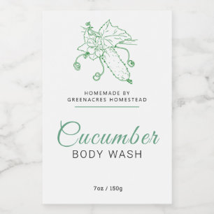 Logotipo da arte do pepino