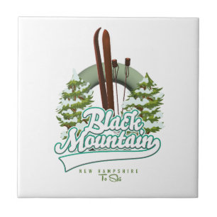 Logotipo da Black Mountain New Hampshire Ski. Pare
