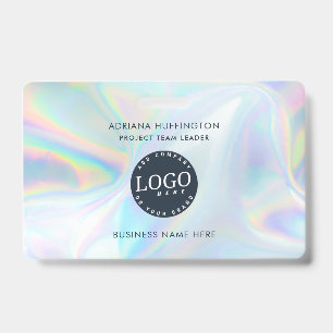 Logotipo da Empresa Crachá Holográfico para Funcio
