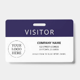 Logotipo da Empresa de Crachá de Visitante da Mari