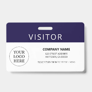 Logotipo da Empresa de Crachá de Visitante da Mari