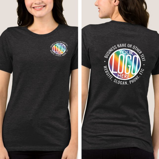 Logotipo da empresa impresso na parte frontal (Criador carregado)