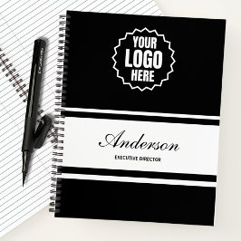 Logotipo da empresa Monograma Script Nome e Título