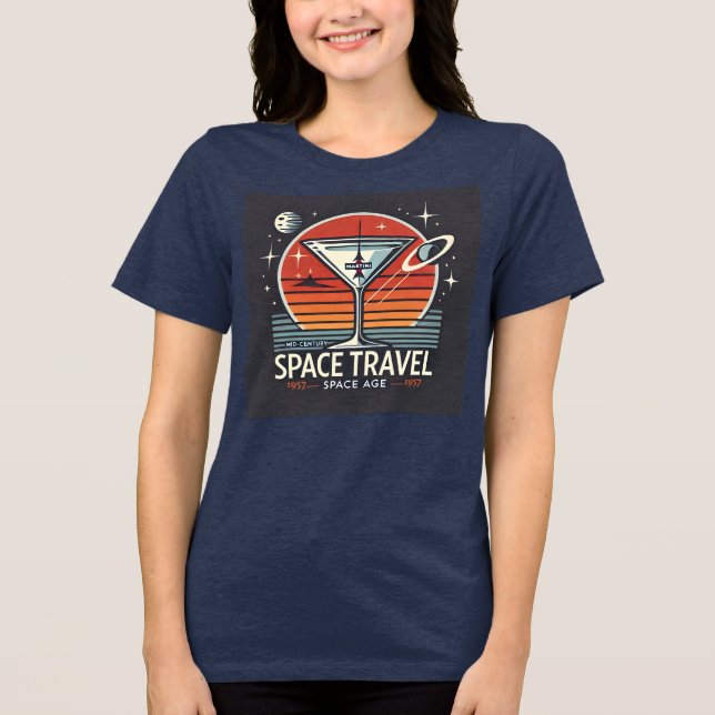 Logotipo da Era Espacial Martini Viagem 1957 (Frente)