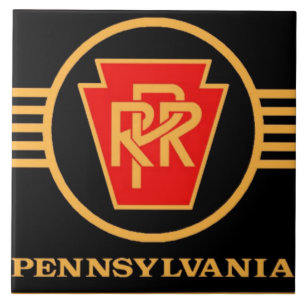 Logotipo da estrada de ferro de Pensilvânia, pret