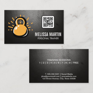 Logotipo da etiqueta Código QR Cartão de visit