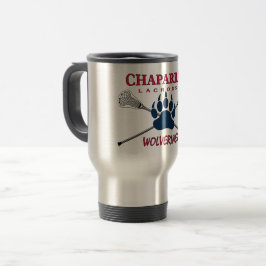 Logotipo da garra de ChapLAX caneca de viagem de