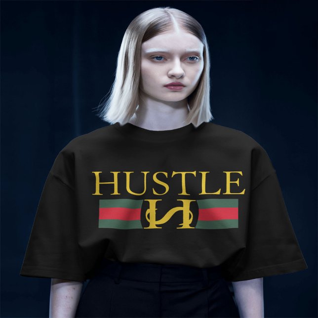 Logotipo da Hustle Designer, camiseta da Hustle (Criador carregado)