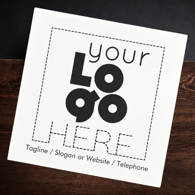 logotipo da sua empresa + guardanapos descartáveis (Criador carregado)