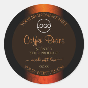 Logotipo das etiquetas do produto Marble Laranja L