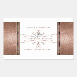 Logotipo das etiquetas do produto Rosa Dourado Gli