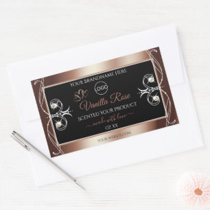 Logotipo das etiquetas do produto Shimmery Black R