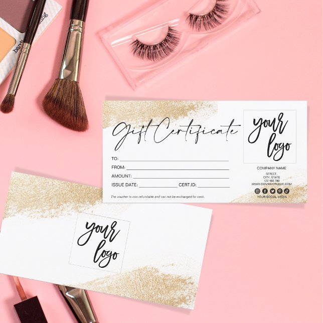 logotipo de adição de certificado de cartão-presen (Criador carregado)