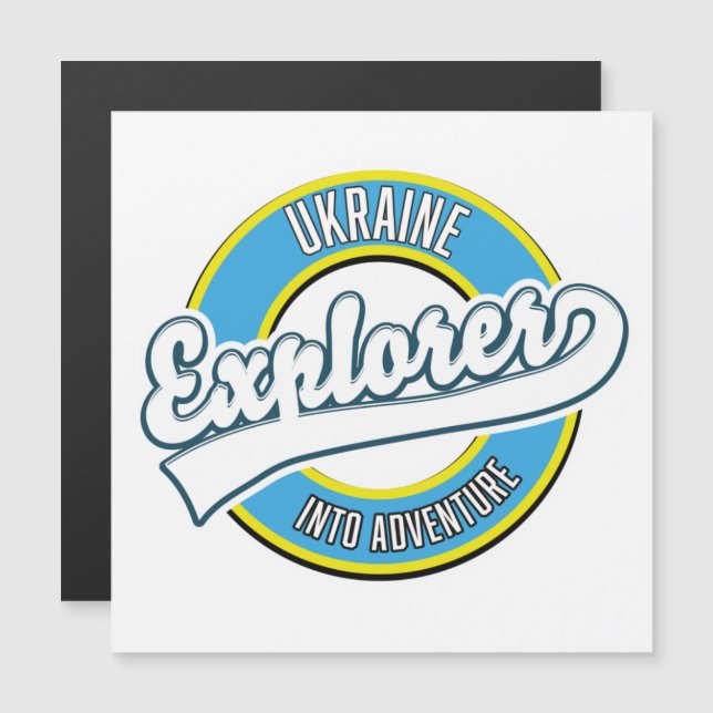 logotipo de aventureiro da Ucrânia em uma aventura (Frente/Verso)