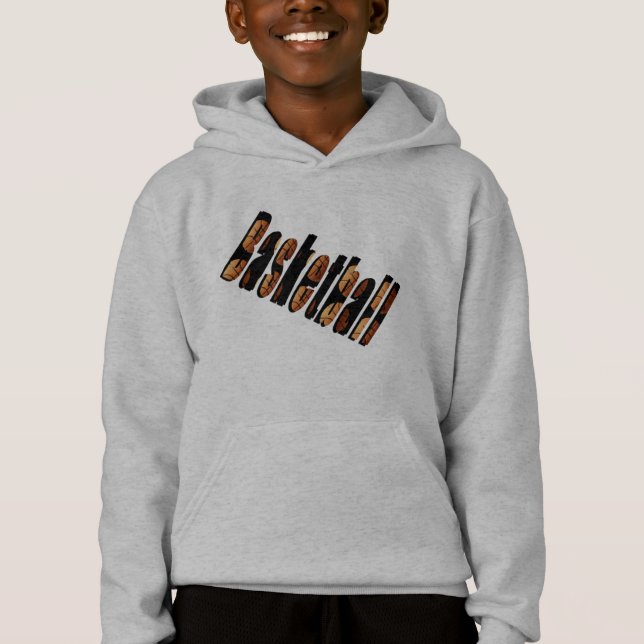 Logotipo de Basquete Feito de Bolas de Basquete, (Frente)