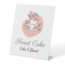 Logotipo de Bolo & Sobremesa da Padaria Sweet Cake