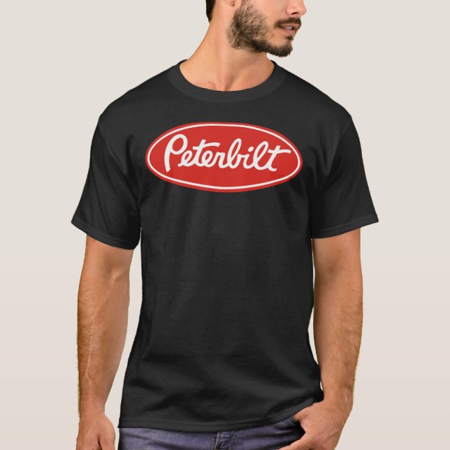 Logotipo de Caminhão Peterbilt - Camiseta Essencia (Frente)