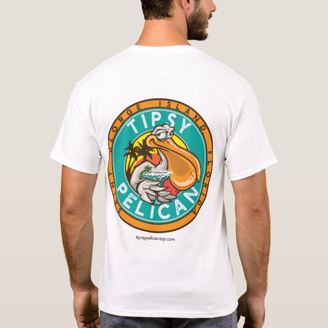 Logotipo de Camisa Pelicana Tipsy (Verso)