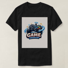 Logotipo de Camiseta do Controle de Jogo de Desenh