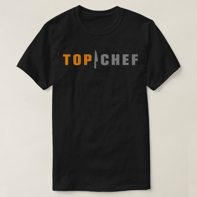 Logotipo de Chef Superior SlimEncaixe a camisa Pre (Frente do Design)