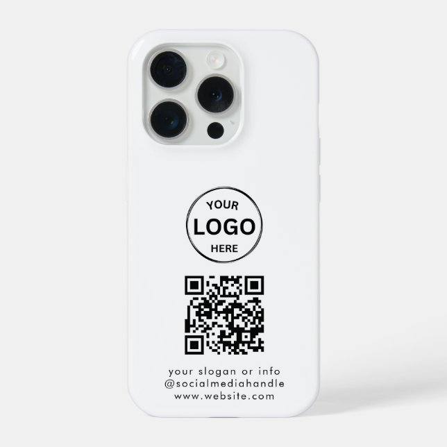Logotipo de código Qr Simples para empresas (Verso)