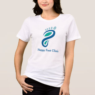 Logotipo de Cuidados com os Pés em Azul Teal Moder
