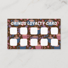 Logotipo de Cuta CAFE Cartão de fidelidade do clie